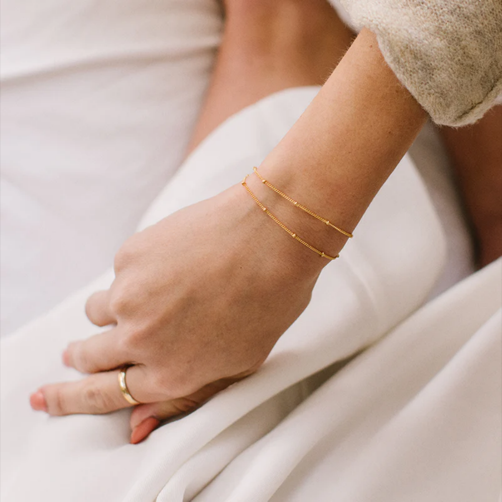 Layered Bead Chain Bracelet