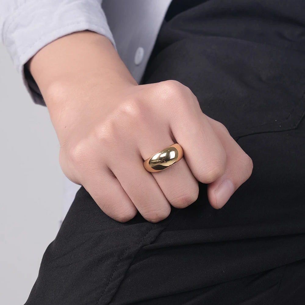 Simple Stainless Steel Ring for Women Ring