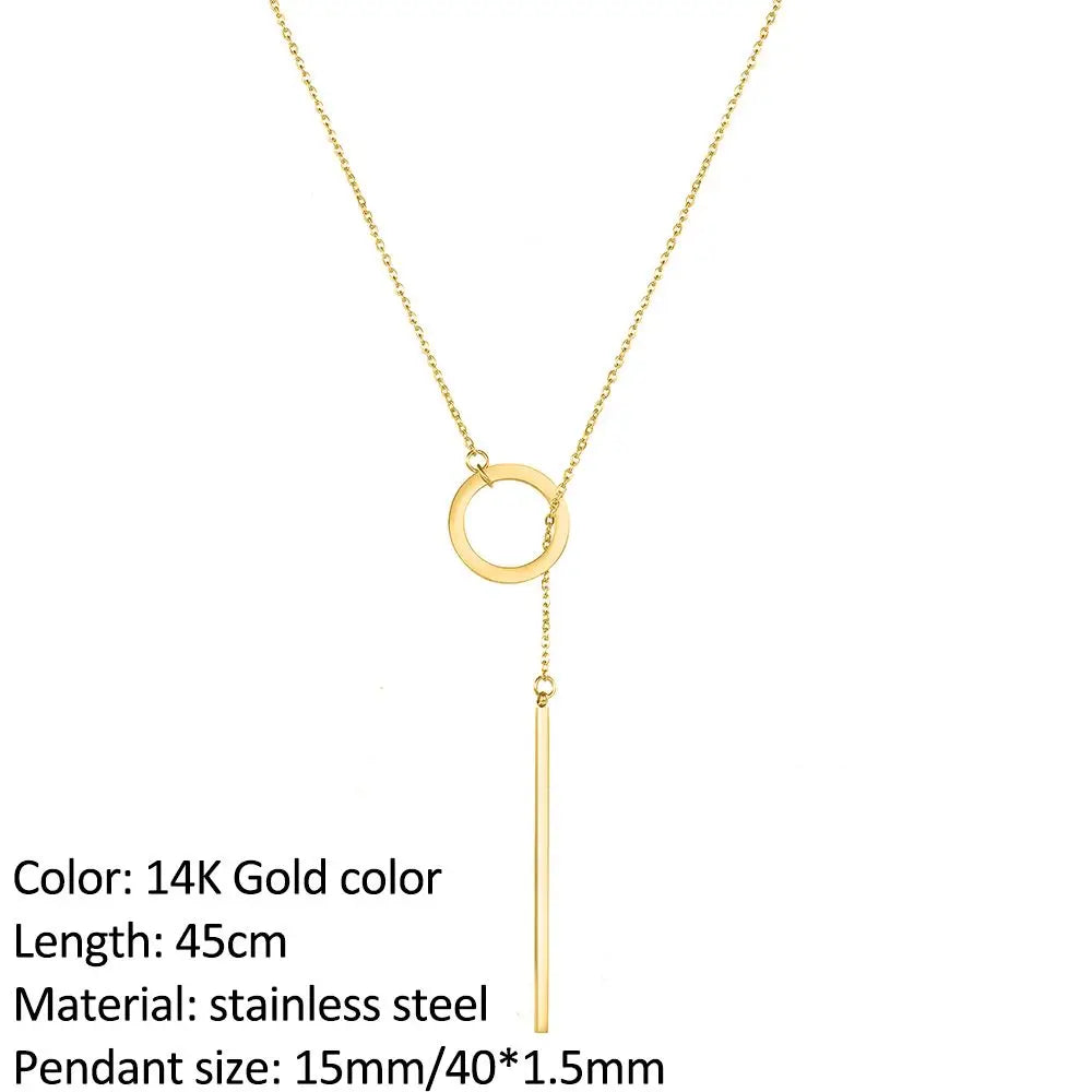 Personality Infinity Cross Pendant Necklace YX15473