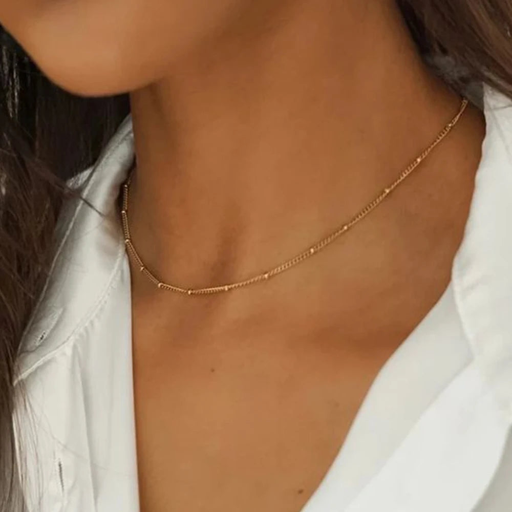 Bead Chain Necklace for Women