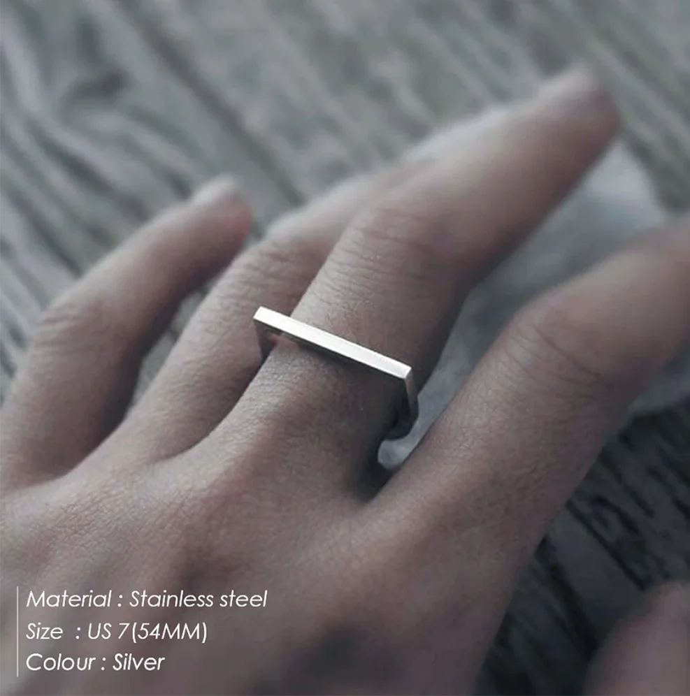 D Stainless Steel Ring for Woman