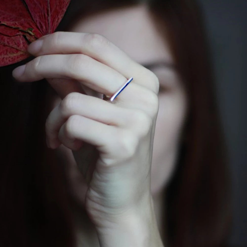 D Stainless Steel Ring for Woman