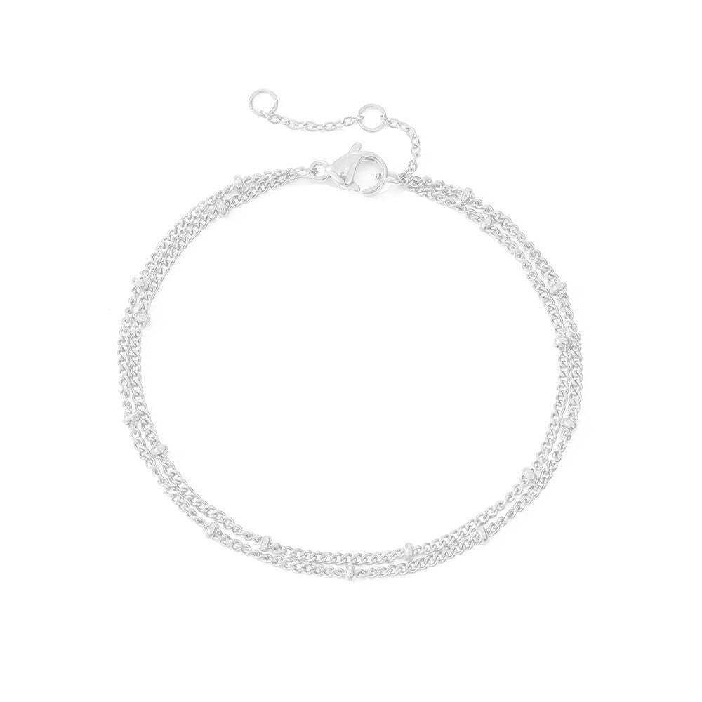 Layered Bead Chain Bracelet
