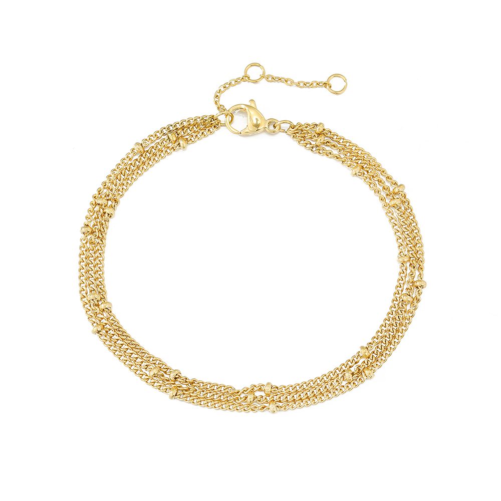 Layered Bead Chain Bracelet