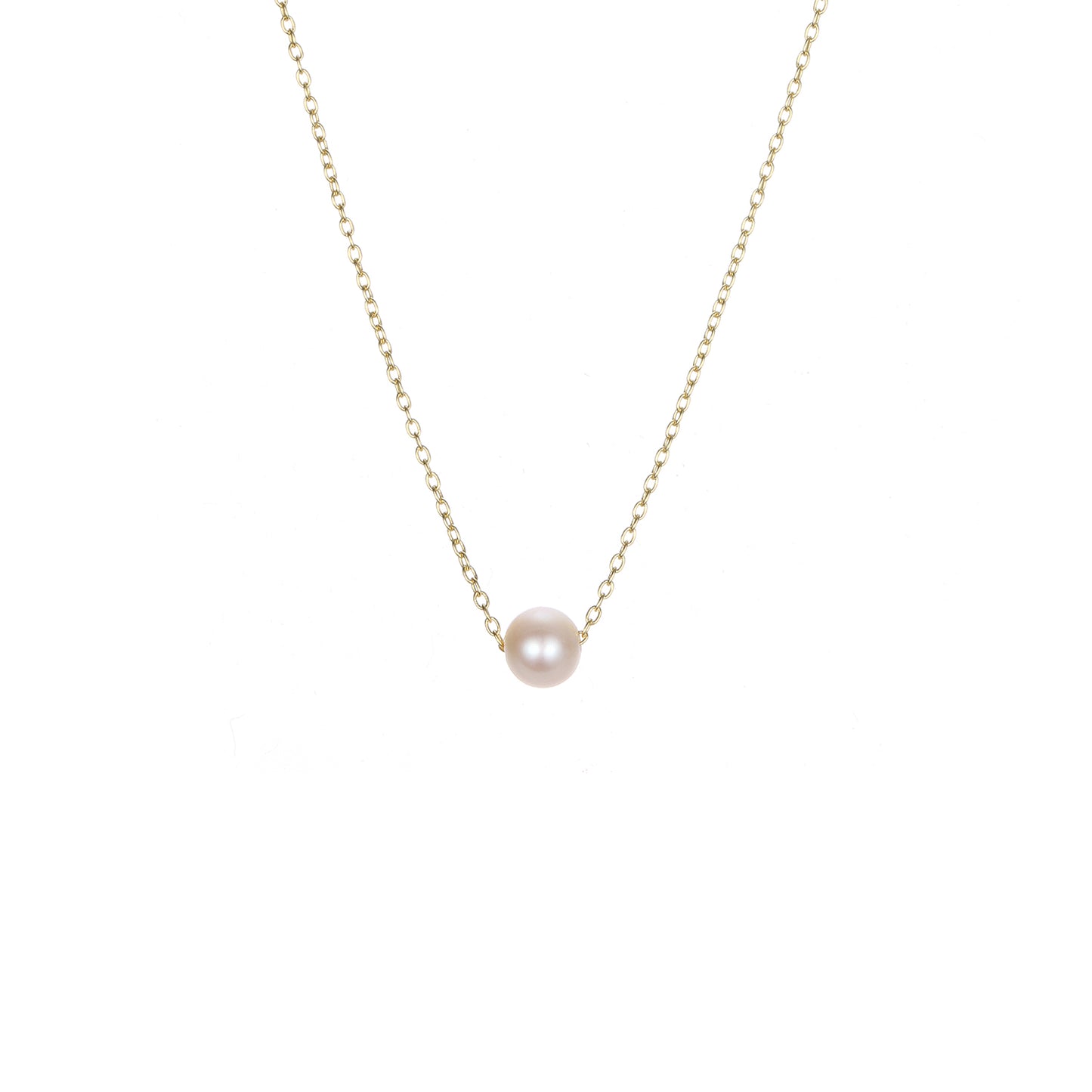 Pearl Pendant Dainty Choker Necklace for Women