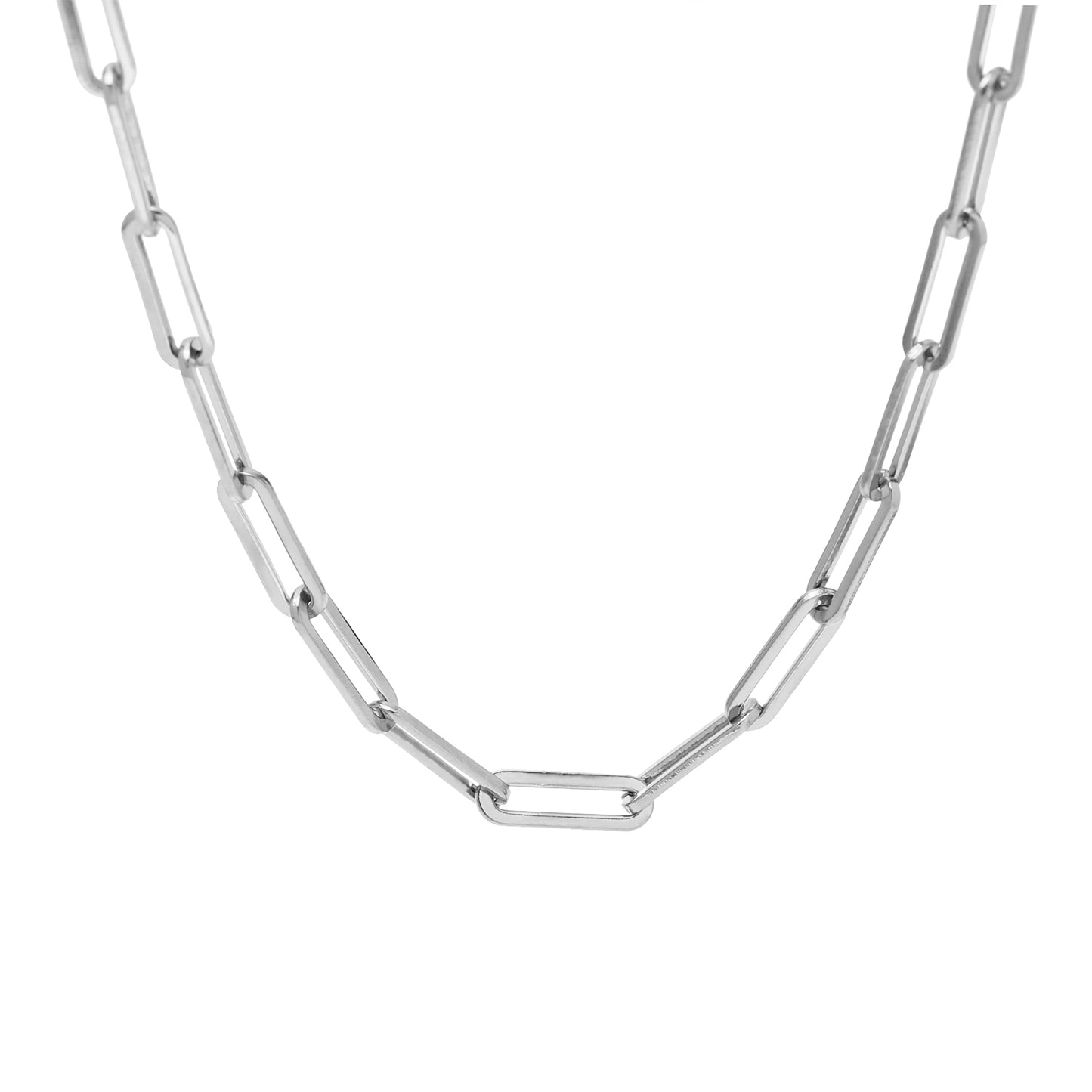 Stainless Steel Link Chain Choker Necklaces for Women