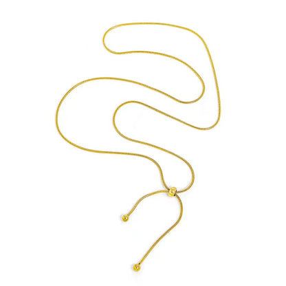 Cross Circle Snake Chain Necklace