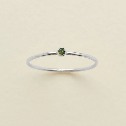 Single Diamond Birthstone Ring