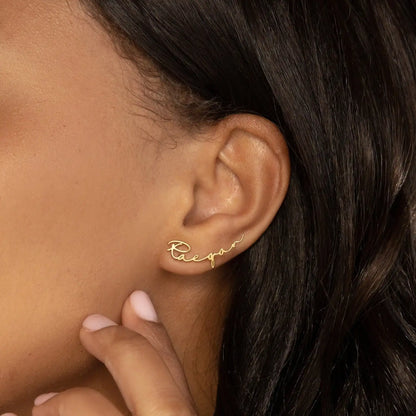 Customized Name Earrings for Women