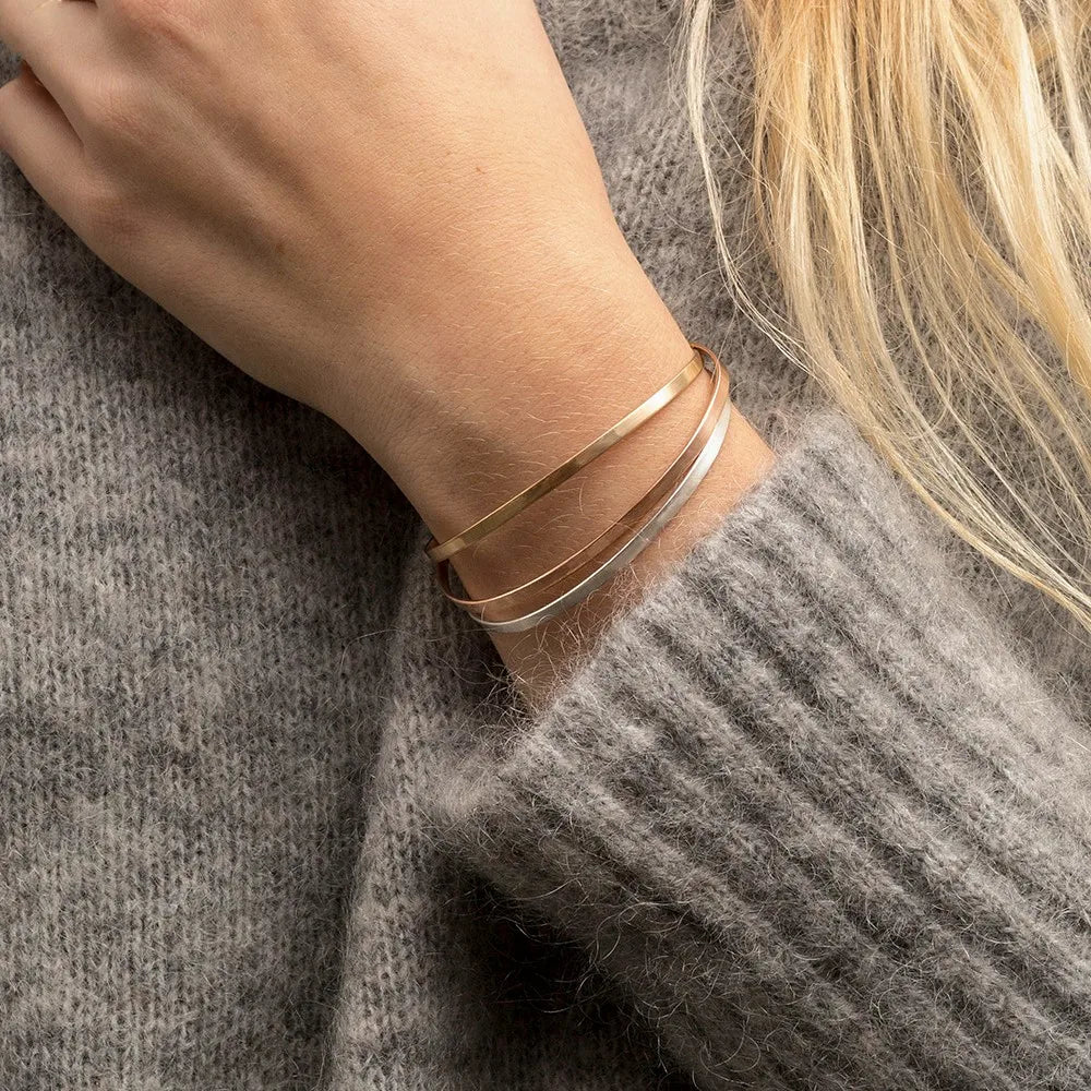 4mm/6mm Stainless Steel Bangle for Women