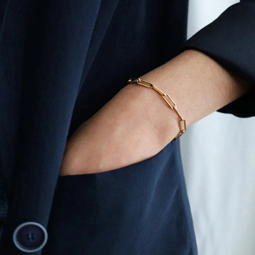 Stainless Steel Link Chain Bracelet