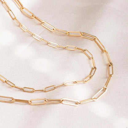 Stainless Steel Link Chain Choker Necklaces for Women