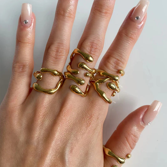 Designer Opening Finger Ring