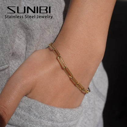 Stainless Steel Link Chain Bracelet