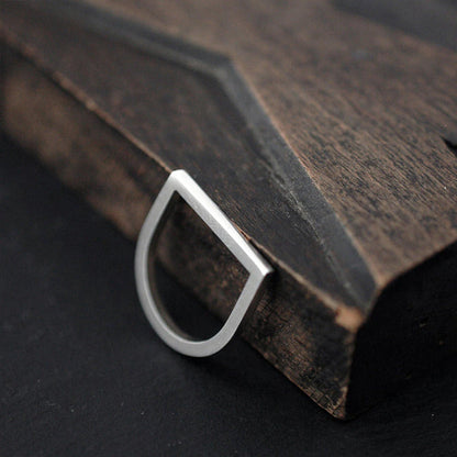 D Stainless Steel Ring for Woman