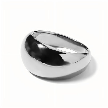 Simple Stainless Steel Ring for Women Ring