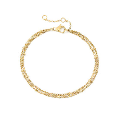 Layered Bead Chain Bracelet