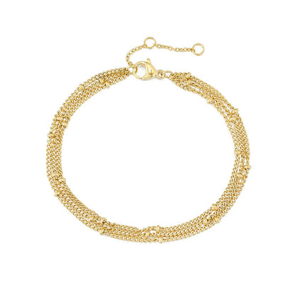 Layered Bead Chain Bracelet