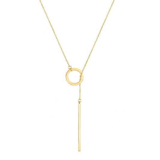 Personality Infinity Cross Pendant Necklace YX15473