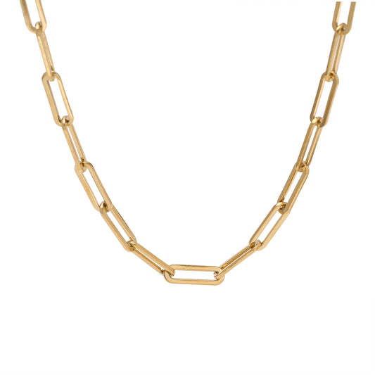 Stainless Steel Link Chain Choker Necklaces for Women