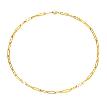 Stainless Steel Link Chain Choker Necklaces for Women